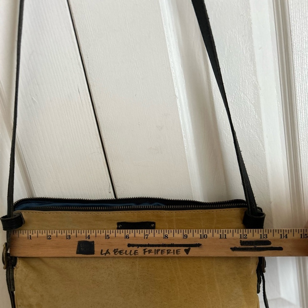 Genuine leather / fur trim crossbody - Picture 10 of 12